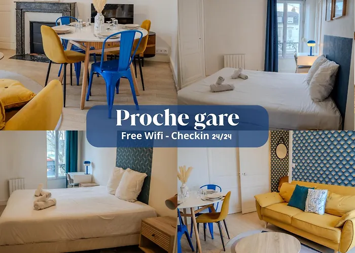 Hosmans Grand T3 Proche Gare * 勒芒